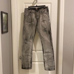 PRPS Distressed Gray Jeans